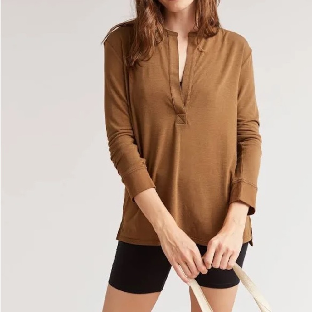 RICHER POORER | Recycled Jersey Tee in Morning Roast | S